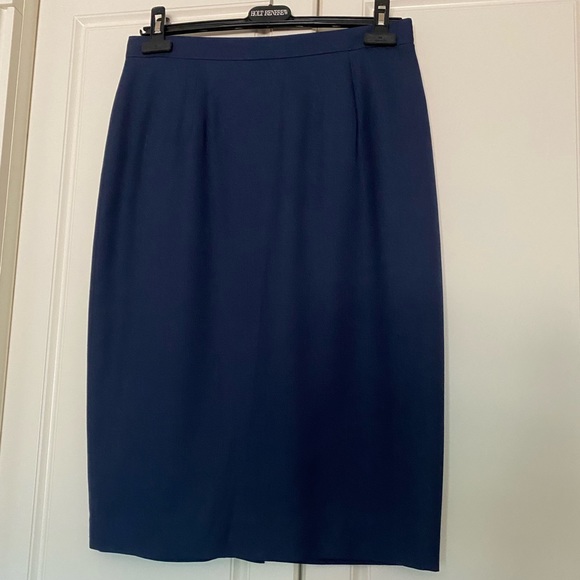 VINTAGE HERITAGE HOUSE 100%VISCOSE PENCIL-SKIRT Sz 12 - Picture 1 of 12